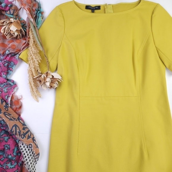 New Lafayette 148 New York Stunning Lime Dress Size S - Picture 16 of 16